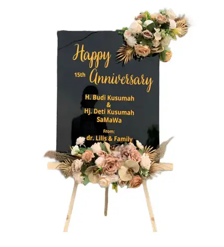 Papan Bunga Akrilik Semendawai Barat